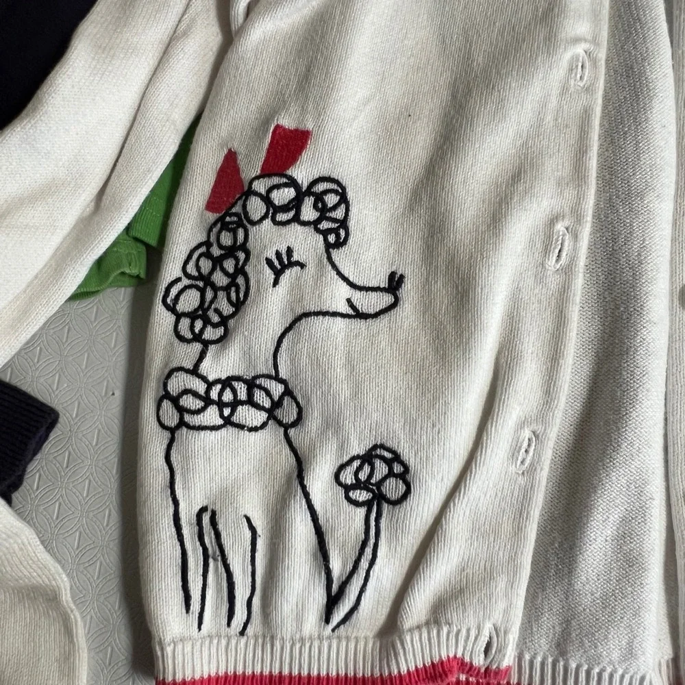 Gymboree Lands End Girls Top Sweater Lot 8pc Size 10 12 L Poodle Owl Graphic Tee